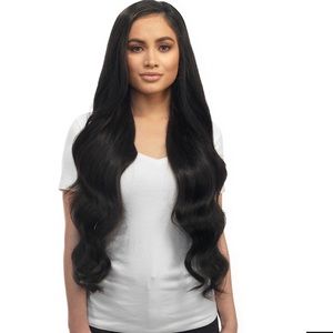 Bellami silk seam 26 inch jet black extensions 360g